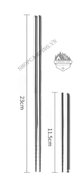  Bộ dao muỗng nĩa inox 304 xịn (nam châm không hít), muỗng nĩa dao gấp gọn có túi vải đi kèm 