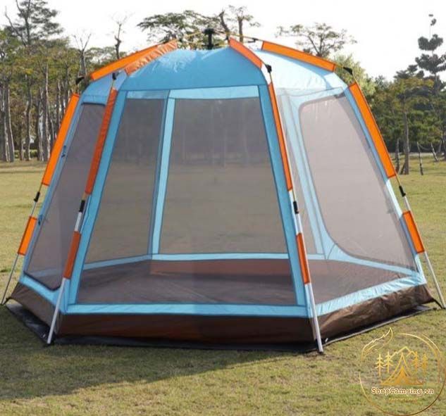  Tấm cách nhiệt lục giác Thảm Dã Ngoại, Lót Lều, Tráng Bạc 2 Mặt Chống Thấm Đa Năng [Có Viền] 
