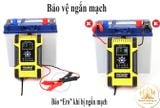  Sạc bình ắc quy 6Ah - 200Ah FOXSUR 12A tự ngắt khi đầy. Phục hồi ắc quy. Khử sunfat chống ngược cực 