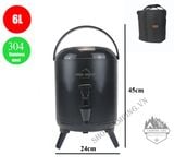  Bình đá giữ nhiệt Coolcamp 6L dành cho cắm trại dã ngoại 
