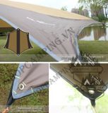  Bộ tăng /tarp Flytop bạt che kèm trụ sắt 5m6*5m5*cao 2m 