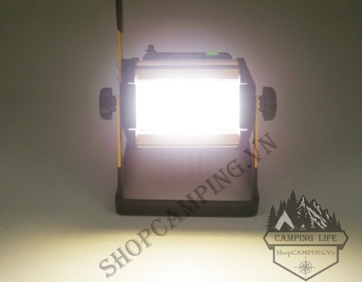  Đèn led siêu sáng xách tay W807 công suất 50w, đèn pin tích điện du lịch, cắm trại dã ngoại 