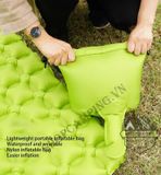 Nệm hơi gấp gọn,siêu nhẹ bơm hơi dành cho văn phòng, dã ngoại cắm trại (KÈM TÚI BƠM HƠI) 