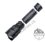  Đèn pin siêu sáng chip led P90 35w ,sạc cổng USB kèm 1 pin 26650 