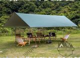 Bộ tăng /tarp bạt che xanh lá, Xanh dương kèm trụ sắt 3x3m/3x4m/3x5m dành cho cắm trại dã ngoại 