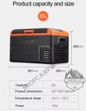  Tủ lạnh CL30 30Lít Alpicool [CHÍNH HÃNG] ,trong nhà tiện lợi (đầy đủ phụ kiện) 