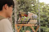  Giỏ đựng đồ, kệ đựng trái cây đa năng 2 tầng dành cho nhà bếp, cắm trại 