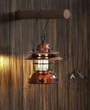  Đèn cổ Vintage Lights pin AA và cổng usb, đèn treo dã ngoại cắm trạ 
