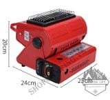  Sưởi ga kiêm bếp ngoài trời tiện dụng dành cho dã ngoại cắm trại. 