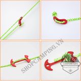  Dây dù phản quang căng dựng lều bạt chống gió phơi treo móc đồ cắm trại dã ngoại 5 mét 