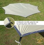  Bộ tăng /tarp bạt che Top Lander kèm trụ sắt 5m1*5m1*cao 2,4m 