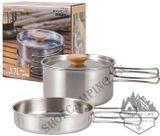  Set Nồi Chảo Gấp Gọn Inox cao cấp CLS  dành cho cắm trại dã ngoại 