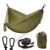  Võng phượt dã ngoại cắm trại du lịch câu cá gọn nhẹ,Võng Hammock kèm dây và móc chuyên dụng 