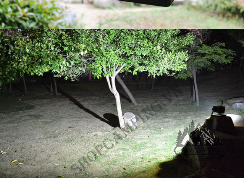  Đèn led siêu sáng xách tay W807 công suất 50w, đèn pin tích điện du lịch, cắm trại dã ngoại 