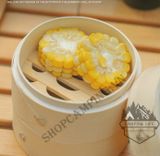  Lồng hấp tre, xửng hấp tre mini dành cho cắm trại dã ngoại 