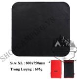  Thảm chống cháy cỏ sợi thủy tinh phủ silicon CLS, tấm thảm chịu nhiệt cao nấu nướng, cắm trại 