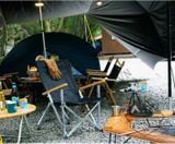  Ghế xếp thư giãn có ngả lưng khung nhôm, ghế gấp gọn size lớn dã ngoại cắm trại 