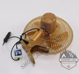  Quạt ô tô 12v, quạt kẹp xe hơi, xe tải 28cm, quạt xe hơi 12v mini, cho xe ô tô , du lịch, dã ngoại 