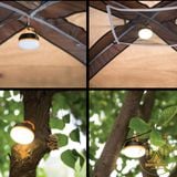  Đèn led treo lều pin sạc, đèn treo lều pin aaa nhỏ gọn cắm trại, dã ngoại 
