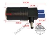  Jack EC5 chuyển sang đầu tẩu + jack 5.5x2.1mm 