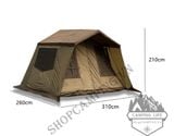  Lều cắm trại ngoài trời Mountaitnhiker dành cho 4-5 người 