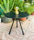  Bàn tròn gấp gọn 3 chân hợp kim nhôm điều chỉnh độ cao tiện lợi phù hợp cắm trại, dã ngoại, du lịch 