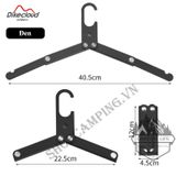  Móc treo đồ hợp kim nhôm có thể gấp gọn 2 cấp tiện lợi 