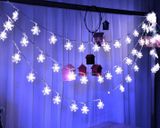  Dây đèn led pin aa ngôi sao,bông tuyết 6m và 10m trang trí noel, tết, lễ hội, dây led dercor nhà cửa 