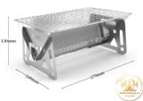  Bếp nướng BBQ, bếp nướng than hoa dã ngoại Mini dành cho 2-3 người (615) 
