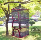  Kệ lưới đựng đồ 3 tầng dành cho cắm trại dã ngoại 