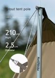  Tăng dã ngoại glamping 3-4 người Naturehike NH20TM006 (Có tráng bạc) 