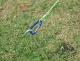  Cọc cắm lều cắm trại bằng nhôm 18cm (10 cọc) 