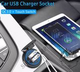  Bộ sạc QC3.0 Cổng USB không thấm nước dành cho Ô tô ,Xe máy 