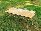  Bàn thép xếp gọn, bàn gấp gọn dã ngoại, bàn xếp thép có túi đựng du lịch,cắm trại, dã ngoại 