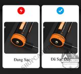  Pin sạc BESTON 26550 5000mAh có mạch bảo vệ, tích hợp cổng sạc USB Micro 3.7v 