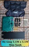  Bộ tăng /tarp bạt che Top Lander kèm trụ sắt 5m1*5m1*cao 2,4m 