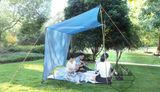  Bộ tăng trụ 3x3m, 3x4m và 3x5m, bộ tarp dành cho dã ngoại cắm trại (kèm 2 cây trụ, dây và cọc) 