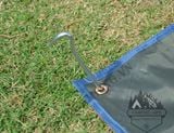  Cọc cắm lều cắm trại bằng nhôm 18cm (10 cọc) 