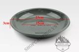  Đĩa tráng men gọn nhẹ 23cm Ise Mount, đĩa dã ngoại tiện dụng 