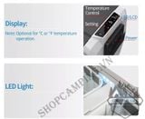  Tủ lạnh T60 60 Lít Alpicool 2 ngăn riêng biệt, tủ lạnh xe hơi, tủ lạnh trong nhà tiện lợi [CHÍNH HÃNG] 