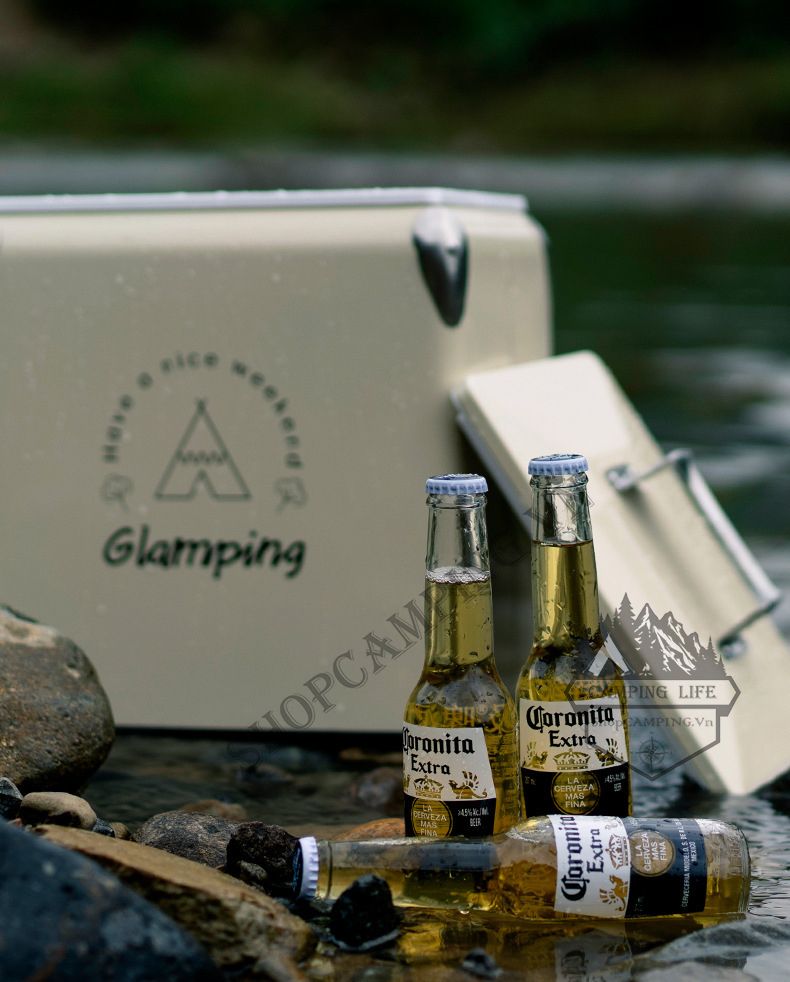  Thùng giữ nhiệt, thùng đá camping dã ngoại ngoài trời 