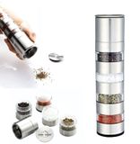  Hộp đựng gia vị 4 tầng Coolcamp kèm đầu xay tiêu bằng tay tích hợp tiện ích 