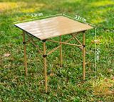  Bàn thép xếp gọn, bàn gấp gọn dã ngoại, bàn xếp thép có túi đựng du lịch,cắm trại, dã ngoại 
