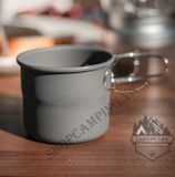  Cốc nhôm, ly uống trà, cafe 150ml gấp gọn phù hợp cắm trại, dã ngoại, du lịch 