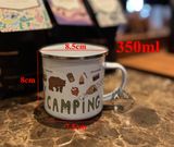  Cốc , Ly Tráng Men Dành Cho Cắm Trại Dã Ngoại 