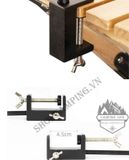  Giá treo đồ kẹp bàn gấp gọn, cây treo kèm trụ đèn 2 tầng đa năng, cắm trại dã ngoại 