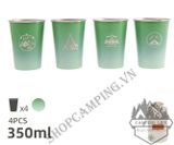  Set 4 ly Inox CampLeader 304 cao cấp kèm túi đựng 