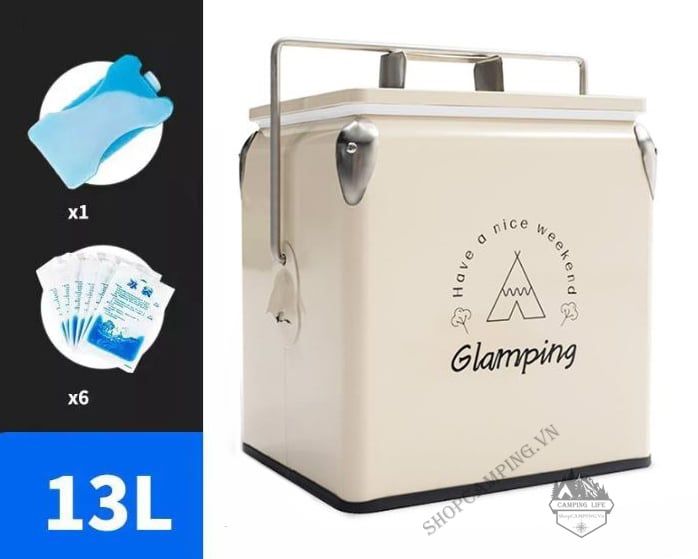  Thùng giữ nhiệt, thùng đá camping dã ngoại ngoài trời 