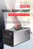  Trạm sạc, Pin sạc dự phòng 90000mAh Công suất 300W tích hợp inveter 