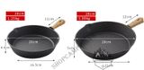  Chảo Gang Thô Đúc Thủ Công Kiểu Nhật Nguyên Khối Size 20/26 cm Chống Dính 